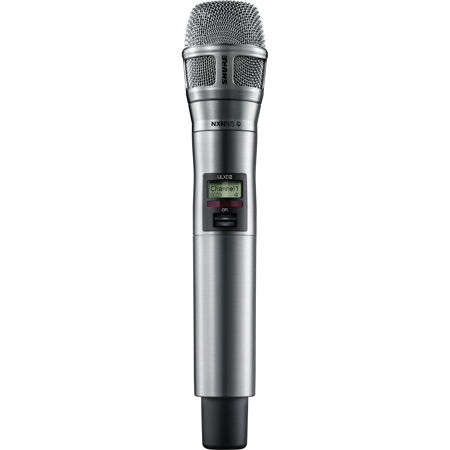 Shure ULXD2/N8 Digital Wireless Handheld Transmitter with N8 Microphone Capsule Supercardioid J50A: 572-616MHz Nickel