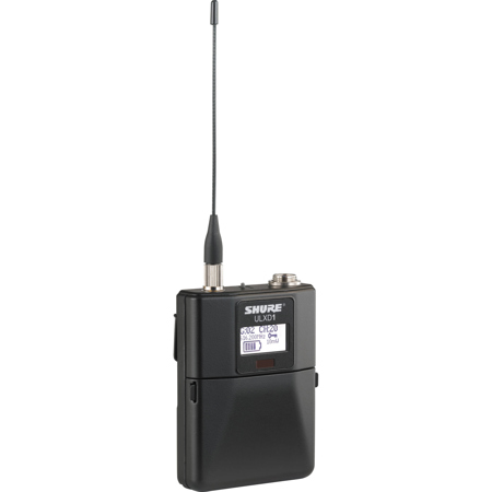 Shure ULXD1 Digital Wireless Bodypack Transmitter with TA4F Connector X52: 902-928MHz