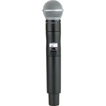 Shure ULXD2/SM58 Digital Wireless Handheld Transmitter with SM58 Mic Capsule G50: 470-534MHz