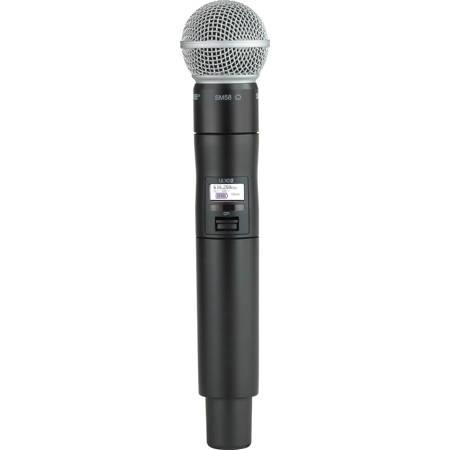 Shure ULXD2/SM58 Digital Wireless Handheld Transmitter with SM58 Mic Capsule G57: 470-608MHz