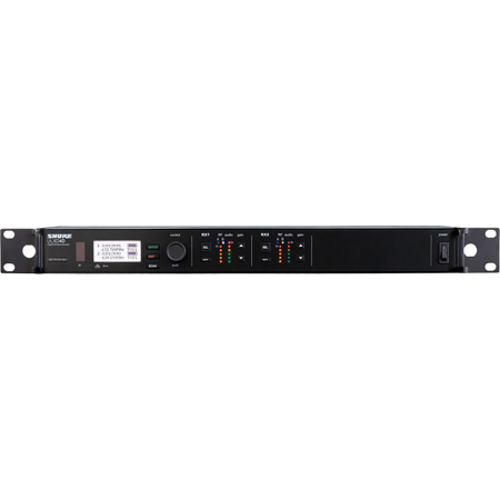 Shure ULXD4D Dual-Channel Digital Wireless Rackmount Receiver G57: 470-608MHz