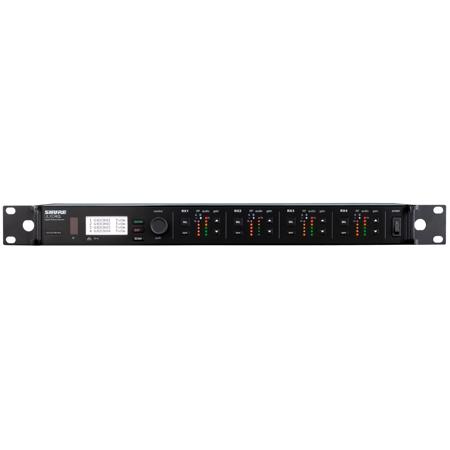Shure ULXD4D Dual-Channel Digital Wireless Rackmount Receiver J50A: 572-616MHz