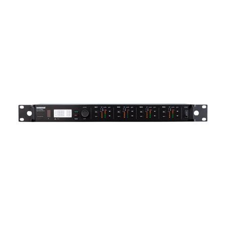 Shure ULXD4Q-GV Quad-Ch Digital Wireless Receiver w/Always-On AES-256 Encryption H50: 534-598MHz