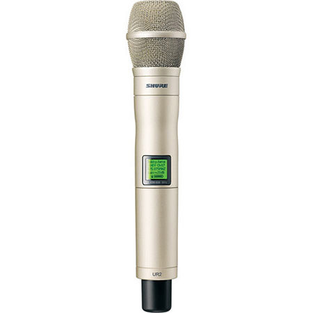 Shure UR2/K9HS Mic Transmitter with Capsule, J5:578-608/614-538MHz, Champagne
