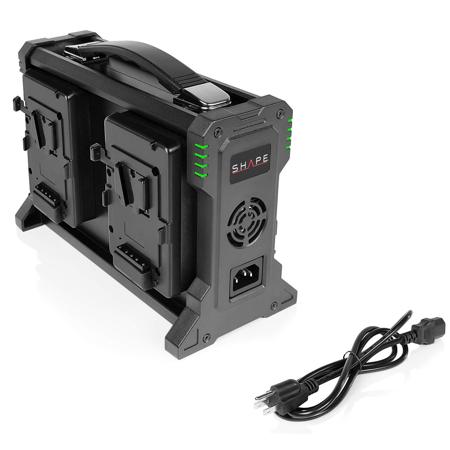 Shape Full Play 100-240V Intelligent Charger for 4-Channel V-Mount 26 V Lithium-Ion Battery