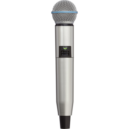 Shure WA723 Color Handle for GLXD with SM58/BETA58A Handheld Transmitter, Silver