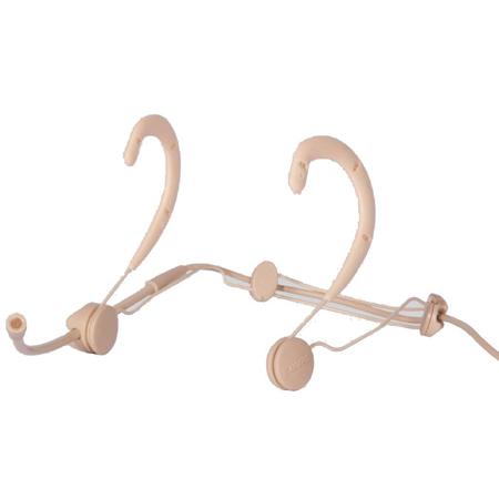 Shure WBH53 Omnidirectional Headworn Condenser Microphone, Tan