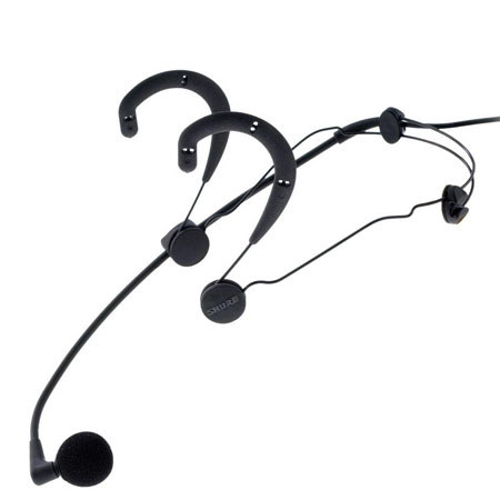 Shure WBH54 Supercardioid Headworn Condenser Microphone with TA4F (Mini 4-Pin) Connector, Black