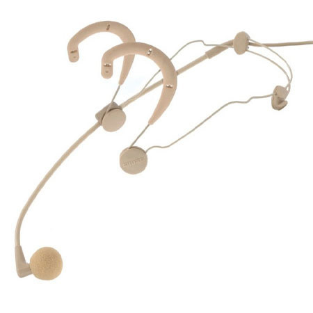 Shure WBH54 Supercardioid Headworn Condenser Microphone with TA4F (Mini 4-Pin) Connector, Tan