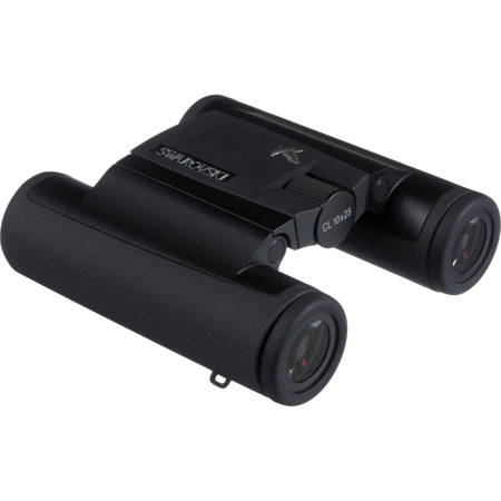Swarovski Optik 10x25 CL Roof Prism Binocular, 5.6 Degree Angle of View, Black