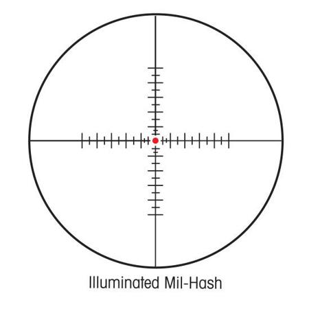 Sightron 10-50x60mm SIIISS LR Riflescope, Illum Mil-Hash Ret, Side Focus, 30mm