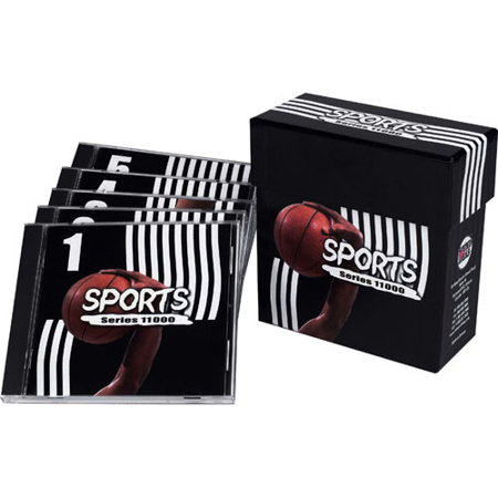 Sound Ideas Series 11,000 - Sports Sound Effects Library CDs, 5 CDs