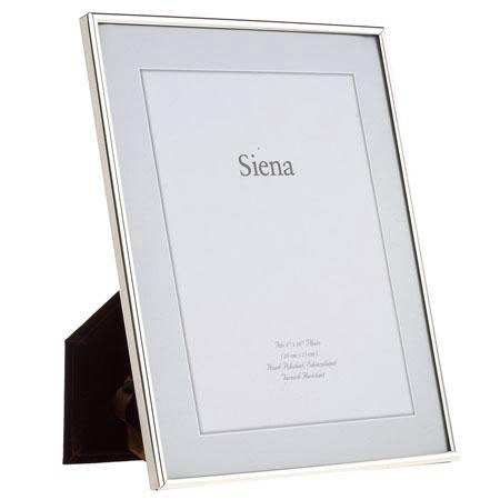 Tizo Design Mesh Narrow Border Collection 5x7" Frame - Silver Plated