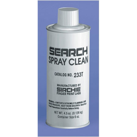 Sirchie Slab and Roller Cleaner, 6oz Aerosol