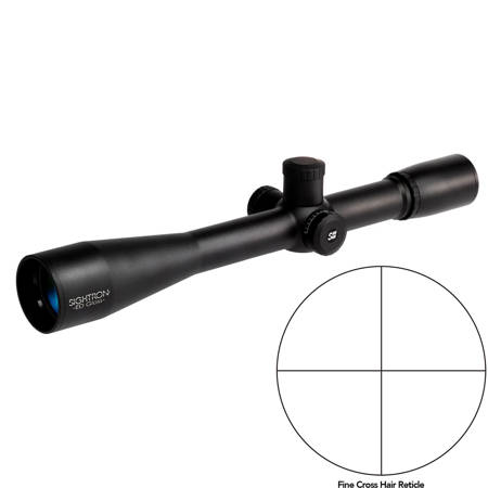 Sightron SIII 36x45 ED Riflescope, Black with Fine Crosshair Reticle, 30mm Tube