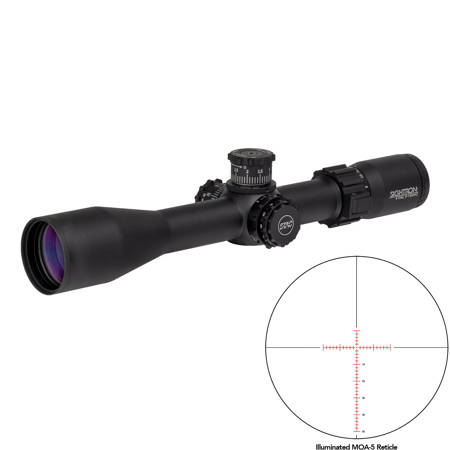 Sightron S-TAC 3-16x42 FFP Zero Stop Riflescope w/Illum MOA-5 Reticle, 30mm Tube