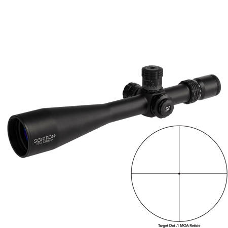 Sightron SV 10-50x60 ED Zero Stop Riflescope with Target .1 Reticle, 34mm Tube
