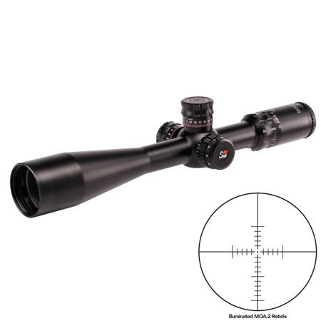 Sightron SIII PLR 6-24x50 SFP Riflescope, Black w/Illum MOA-2 Reticle, 30mm Tube