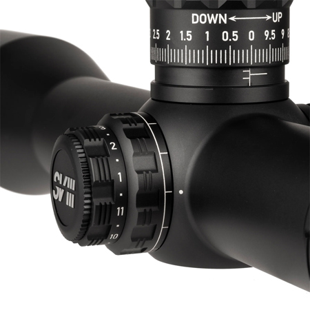 Sightron SVIII 5-40x56 ED Riflescope, Black with Illum MH-6