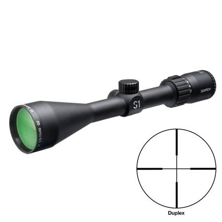 Sightron S1 3.5-10x50 G2 Riflescope, Matte Black with Duplex Reticle, 1" Tube