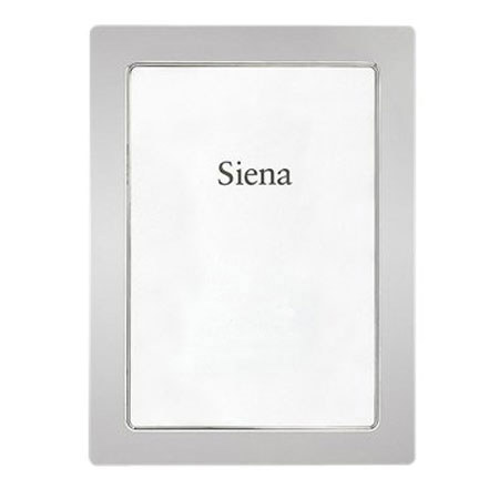 Tizo Design Flat Rounded Collection 8x10" Frame - Silver Plated