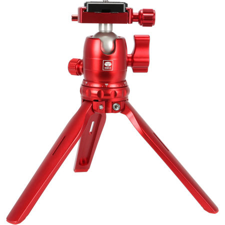 Sirui 3T-15 Tabletop Tripod with Two Position Legs & B-00 Ball Head, Red