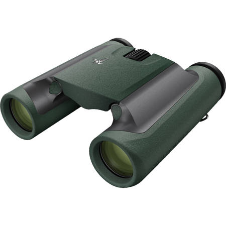 Swarovski Optik 10x25 CL Companion Wild Nature Waterproof Roof Prism Binocular with 5.6 Degree Angle of View, Green
