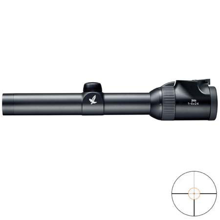 1-6x24mm Z6i SR Series Rifle Scope, Matte Black Finish with Illuminated CD Circle Dot Reticle, 30mm Tube with Rail.
