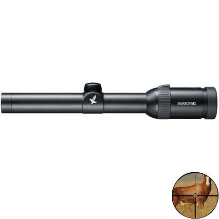 Swarovski Optik 1-6x24mm Z6 EE Series Rifle Scope with Extended Eye Relief, Matte Black Finish with CD Circle Dot Reticle, 30mm Tube.
