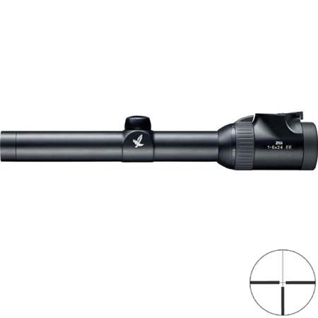 Swarovski Optik 1-6x24mm Z6i EE Series Rifle Scope with Extended Eye Relief, Matte Black Finish with Illuminated 4-I Reticle, 30mm Tube.