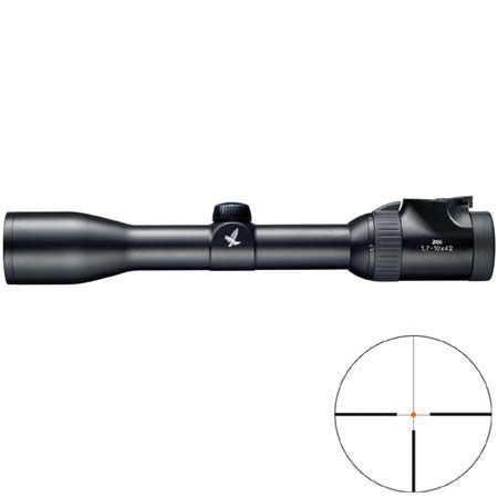 1.7-10x42mm Z6i SR Series Rifle Scope, Matte Black Finish with Illuminated 4A-i Reticle, 30mm Tube with Rail.