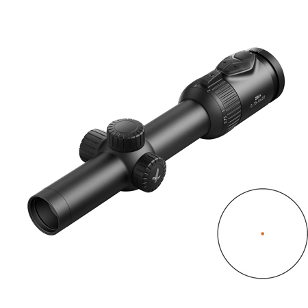 Swarovski Optik 0.75-6x20 Z8i+ Riflescope, 34mm Tube, Illuminated SFP D-I Reticle Rail Mount