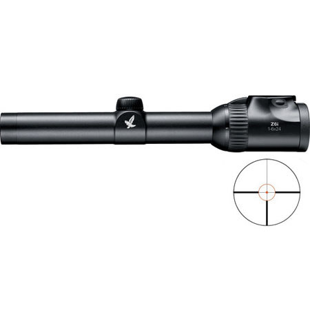 Swarovski Optik 1-6x24 Z6i L 2nd Gen Riflescope, Illum Circle Dot Ret, 30mm Tube