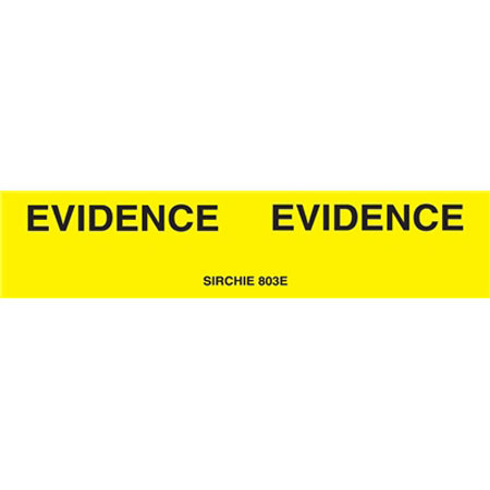Sirchie Evidence Marking Tape, 1x500", Yellow