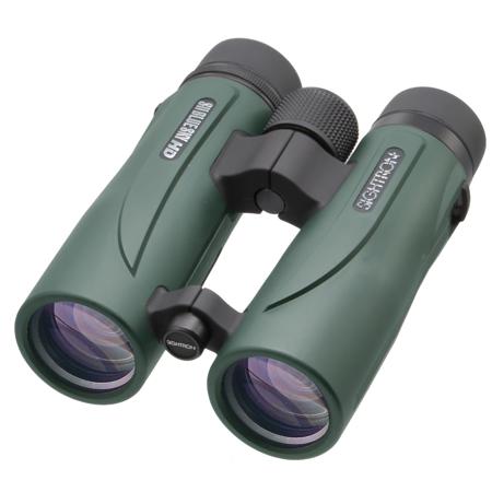 Sightron 8x42 SII Blue Sky HD Roof Prism Binocular, 6.9 Deg Angle of View, Green