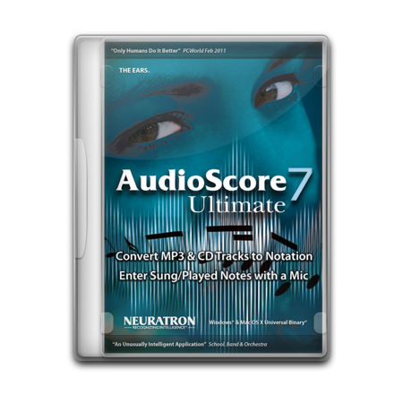 Sibelius AudioScore Ultimate 7 Polyphonic Music Recognition & Transcription