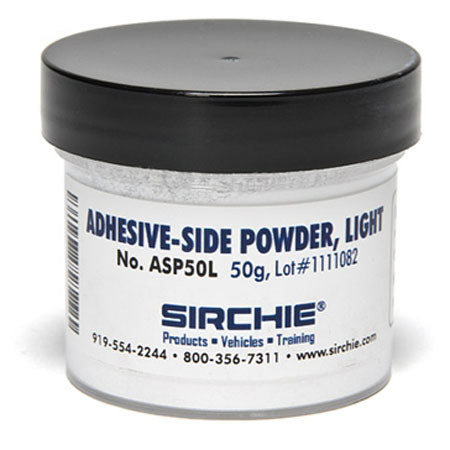 Sirchie Adhesive Side Powder, to Develop Latent Prints on the Adhesive Side of Tapes, Light, 50g