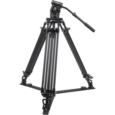 Sirui BCT-2003 3-Section Al Video Tripod w/BCH-10 Video Head, 13.2 lbs Capacity