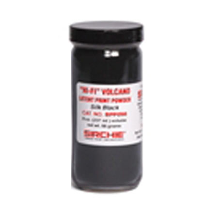 Sirchie Silver/Black "Hi-Fi" Volcano Latent Print Powder, 8oz