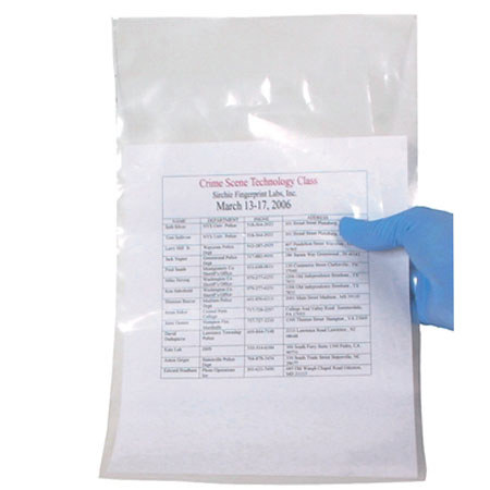 Sirchie Questioned Document Bag, 9x14x0.004" Thick, Set of 100