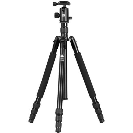 Sirui T-004X 4-Section Aluminum Tripod with C-10X Ball Head, Black