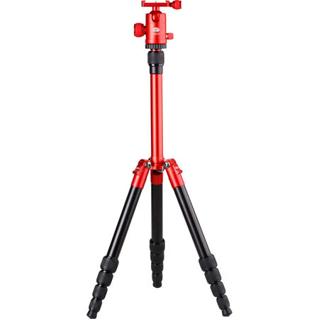 SIRUI T-005 5-Section Aluminum Tripod, Red