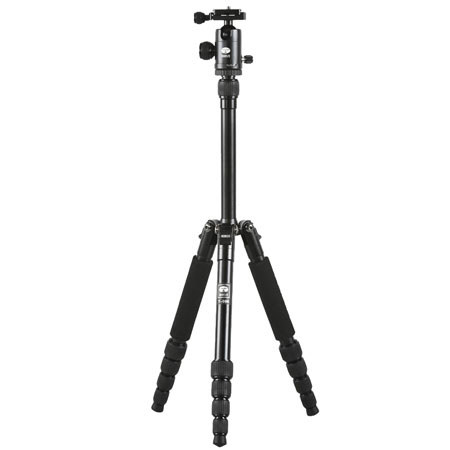 Sirui T-005X 5-Section Aluminum Tripod with C-10 BallHead, Black