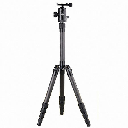 SIRUI T-025 Carbon 5 Section Tripod, Max Load 13.2 lbs