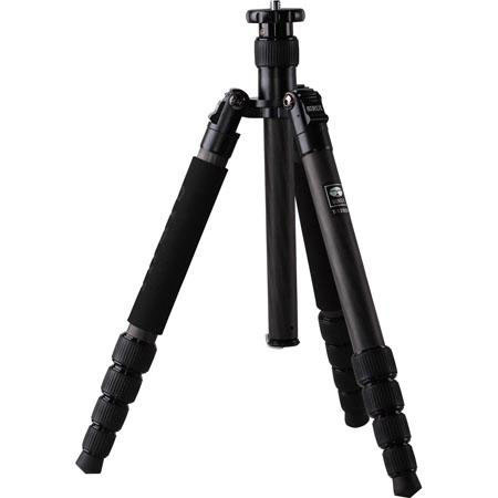 Sirui T-1205X 5-section Carbon Fiber Tripod with QR Ballhead Kit- Black