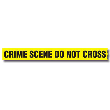 Sirchie Barrier Tape: "Crime Scene Do Not Cross" with Dispenser Box, 3"x1000'