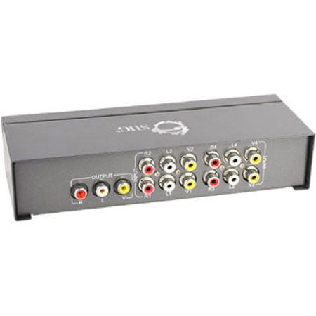 SIIG 4x1 Composite Video & Audio Switch