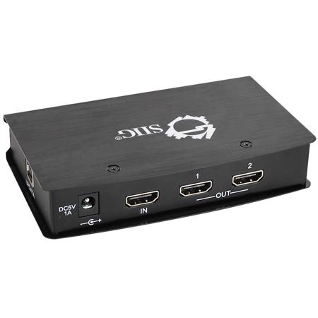 SIIG 1x2 HDMI Splitter, Black