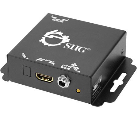 SIIG Video Console/Extender, Extends up to 180 Feet, Black