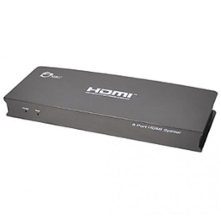 SIIG 1x8 HDMI Splitter with 3DTV Support, Black